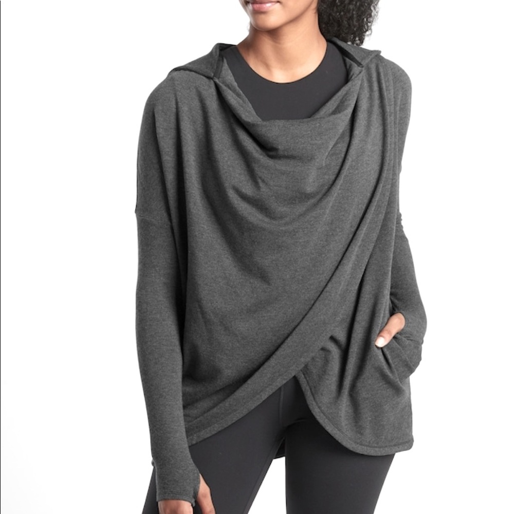 Athleta Purana Wrap Sweatshirt XS